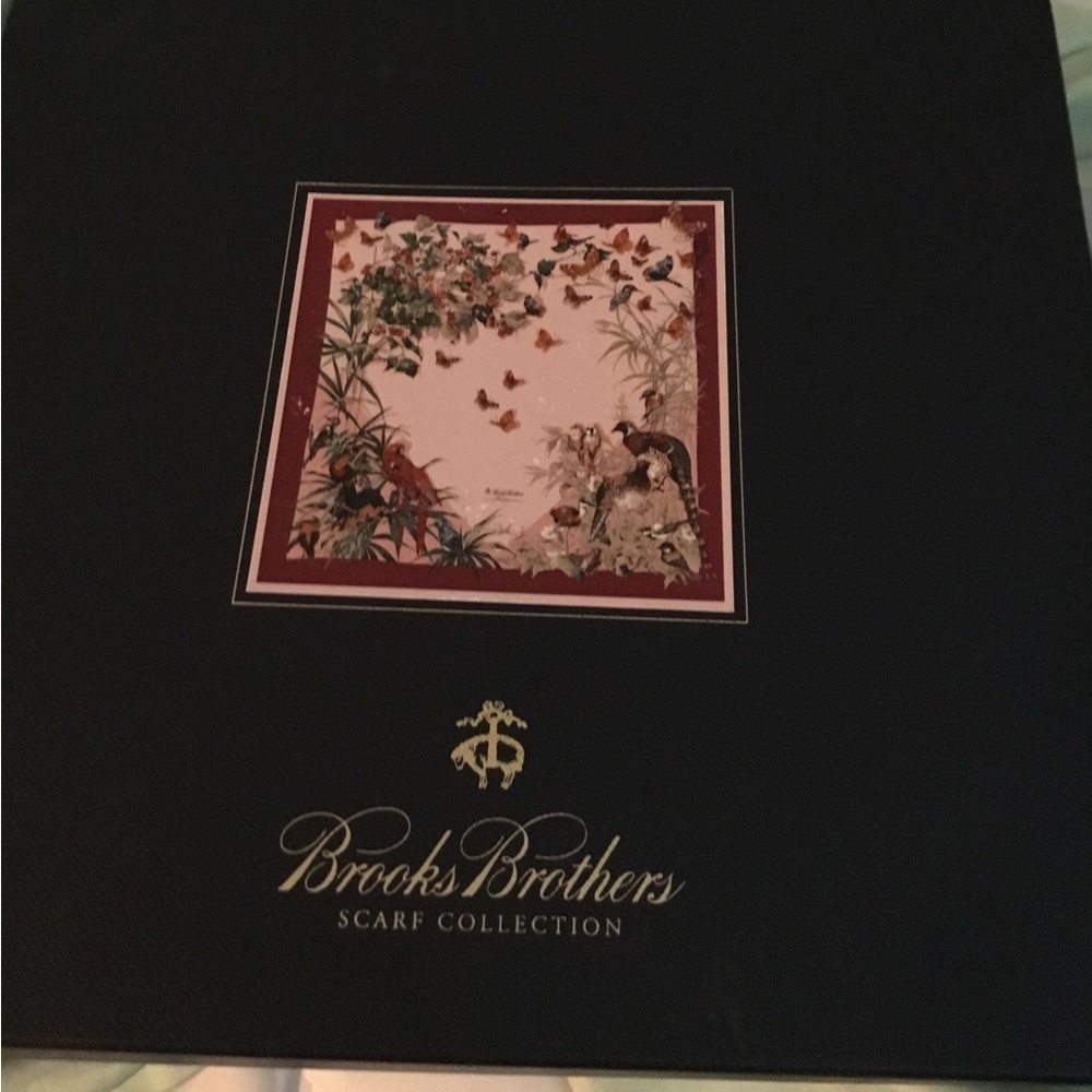 Brooks Brothers Audubon Society Silk Scarf New With Box